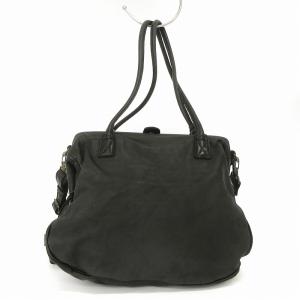 CHRISTIAN PEAU ショルダーバッグ トート 2WAY 斜め掛け レザー 黒 ブラック 鞄