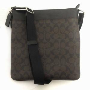 COACH シグネチャー ショルダーバッグ 総柄 F54781 茶 ブラウン 鞄