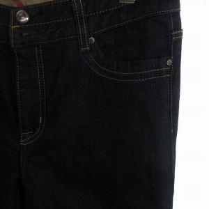 BURBERRY LONDON デニム パンツ ジーンズ ロング ストレート FQB81-121-32 紺 インディゴ 44
