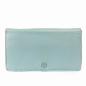 三つ折り財布 ウォレット ミニ ココマーク ダブルホック レザー