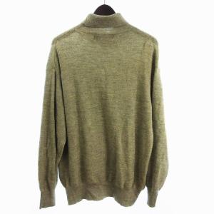 COMME des GARCONS HOMME PLUS セーター ニット 長袖 タートルネック ウール ラメ ゴールドカラー