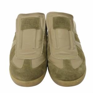 Martin Margiela 22 ジャーマントレーナー スリッポン スニーカー カーキ 42.5