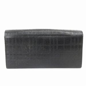 BURBERRY 長財布 がま口 ブラック