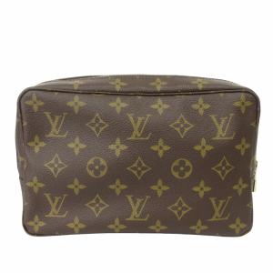 LOUIS VUITTON モノグラム トゥルース トワレット 28 クラッチバッグ ポーチ M47522 ブラウン