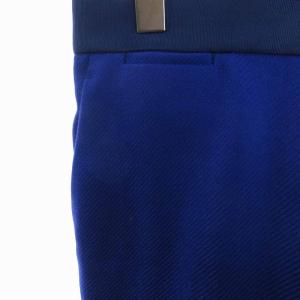 Drawer パンツ スラックス ロング テーパード ウール 6514-236-1137 青 ブルー 34