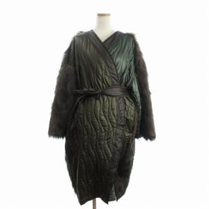 Vegan Fur Quilting Coat 0222030101 ブラウン