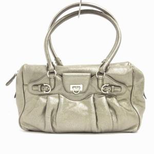 ハンドバッグ ガンチーニ シルバーカラー 鞄