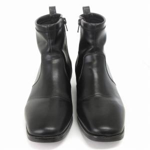 FREAK'S STORE ショートブーツ レザー サイドジップ FS-0711 黒 ブラック 24.5
