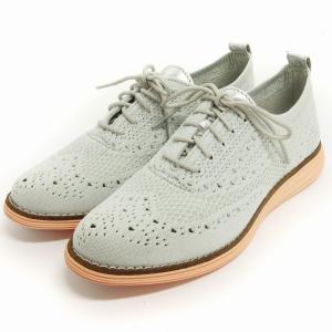 オリジナル グランド スティッチライト ウィング オックスフォード シューズ べーパーグレーニット トロピカルピーチ 5.5