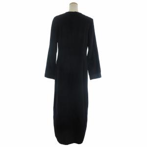 DRIES VAN NOTEN ノーカラーコート ブラック 36