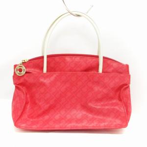 ハンドバッグ 総柄 ピンク 鞄