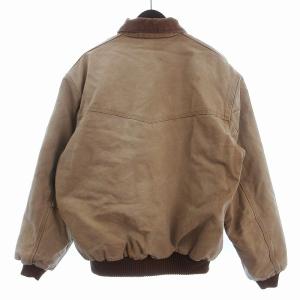Carhartt ブルゾン ジャンパー 中綿 ジップアップ 裏地キルティング ベージュ AA