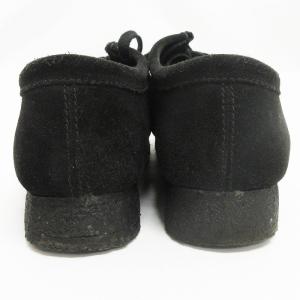 Clarks ワラビー ブーツ シューズ スエード 261555197080 黒 ブラック 26.5cm
