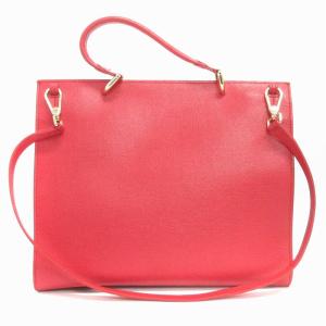 FURLA ハンドバッグ ショルダーバッグ 2WAY レザー 赤 レッド 鞄