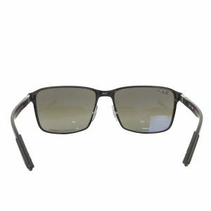 Ray-Ban 美品 CHROMANCE サングラス ポラライズド 偏光レンズ スクエア型 RB3721CH 186