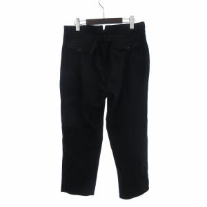 【レ】comoli 18aw ウールギャバ 2タックパンツ サイズ2 18AW ウールギャバ 2タックパンツ スラックス パンツ 無地 ジッパー
