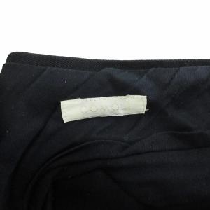COMOLI 18AW ウールギャバ ２タックパンツ スラックス パンツ 無地 ジッパーフライ N03-03001 黒 ブラック 2