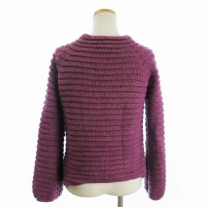 SYBILLA GBFAP-07390 レイヤードテクニックデザインニット セーター プルオーバー アルパカ混 ピンク M レディース OOM