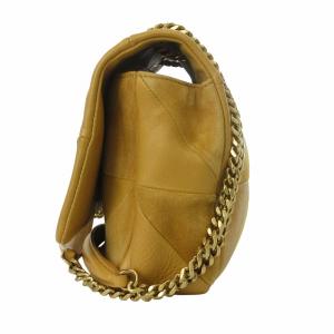 SAINT LAURENT PARIS ショルダーバッグ チェーン YSLロゴ  ブラウン