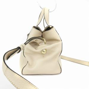 Chloe ブリジット BRIDGET ショルダーバッグ ハンドバッグ 2WAY レザー 011469-65 ベージュ AA