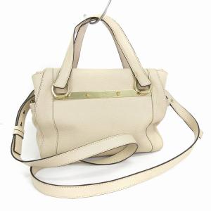 Chloe ブリジット BRIDGET ショルダーバッグ ハンドバッグ 2WAY レザー 011469-65 ベージュ AA