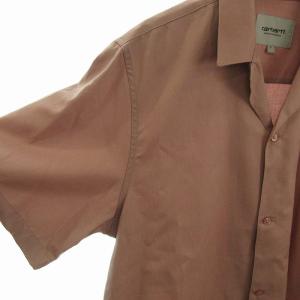 Carhartt S/S DELRAY SHIRT シャツ 開襟 半袖 ロゴ刺繍