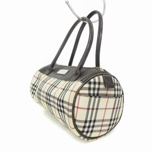 BURBERRY ボストンバッグ ミニ ノバチェック ベージュ