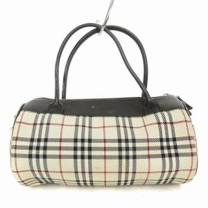 BURBERRY ボストンバッグ ミニ ノバチェック ベージュ