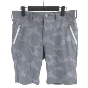 ショートパンツ ショーツ カモフラ スカル ゴルフウエア グレー M