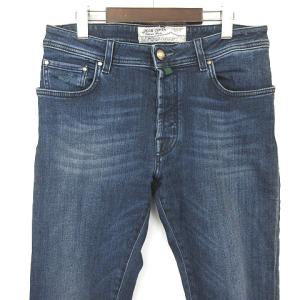 JACOB COHEN デニムパンツ ジーンズ ストレート ストレッチ ブルー 33