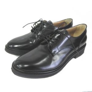 SARTORE オックスフォードシューズ レザー カジュアルシューズ 38 黒 ブラック 