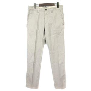 SLOWEAR パンツ スリム コットン ライトグレー 32