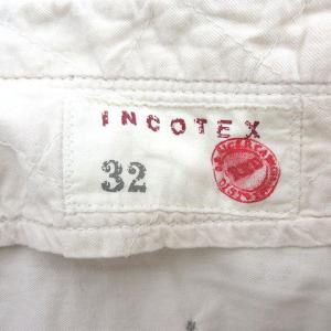 INCOTEX SLOWEAR パンツ スリム コットン ライトグレー 32
