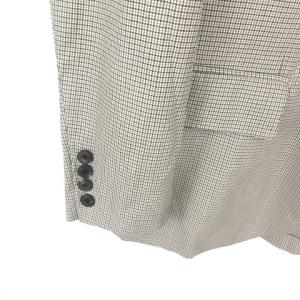 Gabriele Pasini スーツ セットアップ 2B シングル チェック 背抜き 52 ブラウン 茶