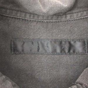 roar デニムジャケット ブルゾン ジップアップ 二丁拳銃 ラインストーン チャコールグレー 3