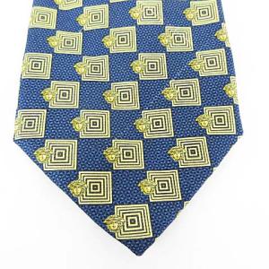 GIANNI VERSACE メデューサシルクネクタイ ネイビー