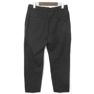 GIORGIO ARMANI イージースラックスパンツ チャコールグレー