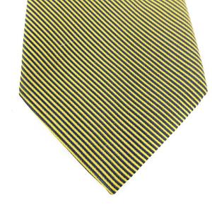 CHANEL ココマークレジメンタルストライプネクタイ マスタード