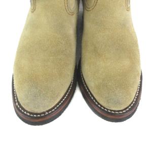 RED WING ペコスブーツ ミドル スエード 24369 ベージュ 8Ｅ