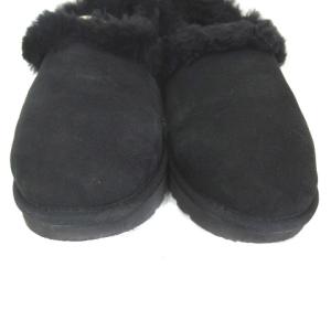 UGG australia 1011894 ニタ W NITA ムートンシューズ スリッポン スエード 黒 ブラック 25 RRR