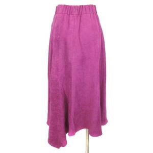 Diagram 19AW フェイクスエードフレアスカート パープル