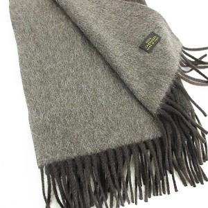 Loro Piana イタリア製 カシミヤマフラー フリンジ ブラウン 茶