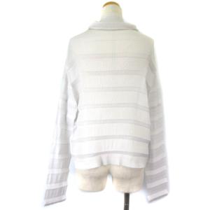 ISSEY MIYAKE FETE シャツ プリーツ ハイネック 2 グレー