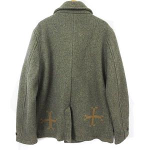 REMI RELIEF Pコート ピーコート メルトン ウール ショート カーキ M