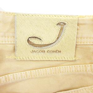 JACOB COHEN パンツ デニムパンツ ジーンズ  スリム ストレート イエロー 33