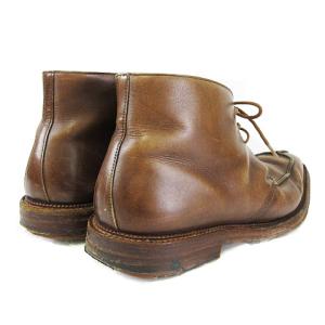 Crockett & Jones × Paul Smith 9332 レザー チャッカブーツ 茶