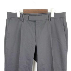 HUGO BOSS TAILORED LINE テーラードライン パンツ スラックス コットン チャコールグレー 48