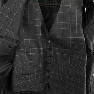 TOM FORD O'Connor Slim-Fit Prince of Wales Checked Suit Jacket スーツ チャコールグレー