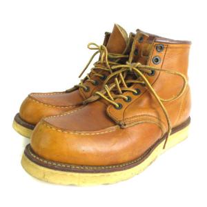 RED WING ブーツ シューズ レザー レースアップ 22088 8E キャメル ECR6