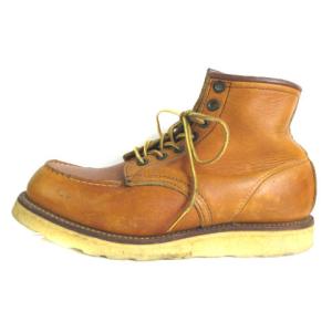 RED WING ブーツ シューズ レザー レースアップ 22088 8E キャメル ECR6